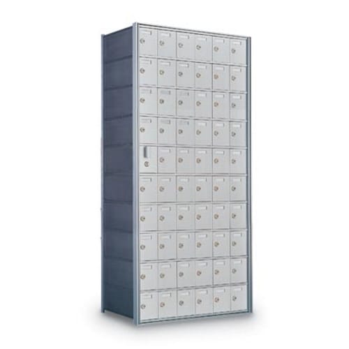 60-Door Rear-Loading Private Horizontal Mailbox